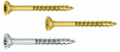 ROCKET Wood and chipboard screws Bichromate and zinc coated steel